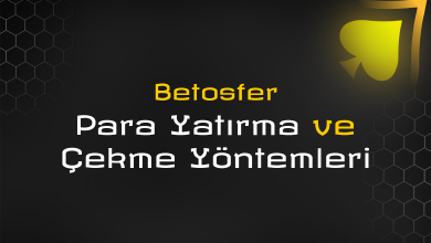 betosfer para yatırma ve çekme yöntemleri